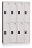 Vestiaire multicases 2 cases superposees 4 colonnes Larg 300mm