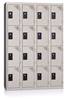 Vestiaire multicases 4 cases superposees 4 colonnes Larg 300mm