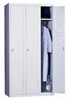 Vestiaire de bureau monobloc 3 colonnes