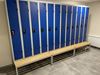Vestiaire metallique industrie propre 1 colonne