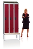 Vestiaire metallique industrie propre 3 colonnes