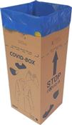 Caisse carton dechets covid 50 L par 10