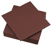 Serviette papier chocolat 38x38 gaufrée par 1200