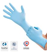 Gant nitrile bleu épais non poudré Kolmi coverfeel