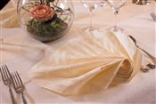 Serviette Duni Elegance Lily Creme 48 x 48 colis de 240