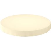 Nappe evolin ronde 180 cm creme paquet de 15