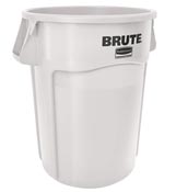 Conteneur brute Rubbermaid rond 167 Litres blanc