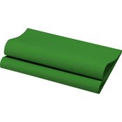 Serviette Dunisoft vert feuille 40 x 40 cm pliage en 8 par 720