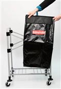 Sac a linge chariot X Cart Rubbermaid 150 L