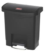 Poubelle Slim Jim Rubbermaid 15 L noir