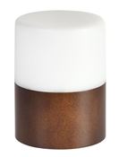 Bougeoir led Bright noyer