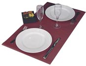 Nappe tete a tete bordeaux 40x60 par 500