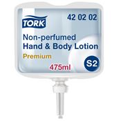 Tork lotion main et corps sans parfum 8x475 ml