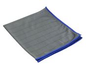 Chiffon microfibre carbone 40x50cm gris/bleu