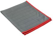 Chiffon microfibre carbone 40x50cm gris/rouge