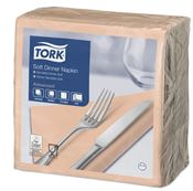 Serviette papier Tork saumon 39x39 3 plis colis de 1200