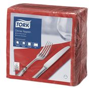 Serviette papier Tork 39x39 2 plis rouge cerise colis de 1800