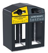 Poubelle vigipirate trirok 2x110L