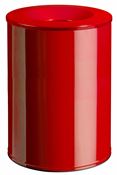 Poubelle anti-feu 30L rouge neo