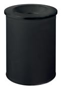 Poubelle anti-feu 30L noir neo