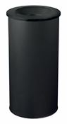 Poubelle anti-feu 50L noir neo