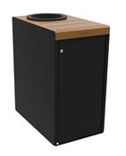 Poubelle de tri selectif 65L Alitri marron