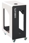 Poubelle de tri sélectif vigipirate à roulettes 90L gobelets cubatri
