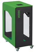 Poubelle de tri sélectif vigipirate à roulettes 90L verre cubatri
