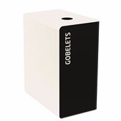 Poubelle de tri sélectif 90L gobelets cubatri