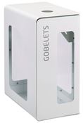 Poubelle de tri sélectif vigipirate 90L gobelets cubatri blanc