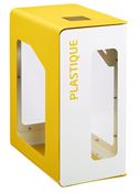 Poubelle de tri sélectif vigipirate 90L plastique cubatri blanc