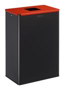 Poubelle de tri sélectif Calitri 60L rouge