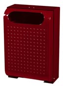 Poubelle murale exterieure Rossignol 30 L rouge