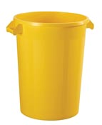 Conteneur rond alimentaire Rossignol 100L jaune