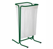 Support sac poubelle 110 litres sur pieds vert