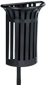 Poubelle tulipe Rossignol anthracite 35 L
