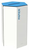Poubelle tri sélectif Rossignol 50L papier blanc
