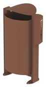 Poubelle borne canine Rossignol 100L corten