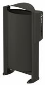 Poubelle borne canine Rossignol 60L anthracite