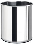 Corbeille papier 15L inox rossignol