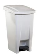 Poubelle de cuisine Rossignol 60 litres HACCP couvercle blanc