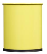 Corbeille papier 8L jaune rossignol