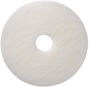 Disque blanc monobrosse polissage sol 165 mm colis de 5