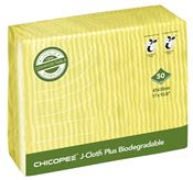 Lavette biodégradable J-Cloth Plus jaune par 50