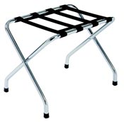 Repose bagage chambre hotel JVD metal chrome