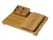 Plateau service chambre JVD main tray bambou stylus