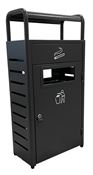 Cendrier extérieur 6L poubelle 43L