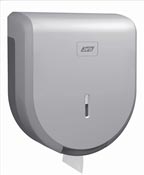 Distributeur papier toilette jumbo gris métal ABS  JVD