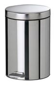 Poubelle a pedale 3 L inox