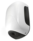 Seche main air pulse compact ABS blanc